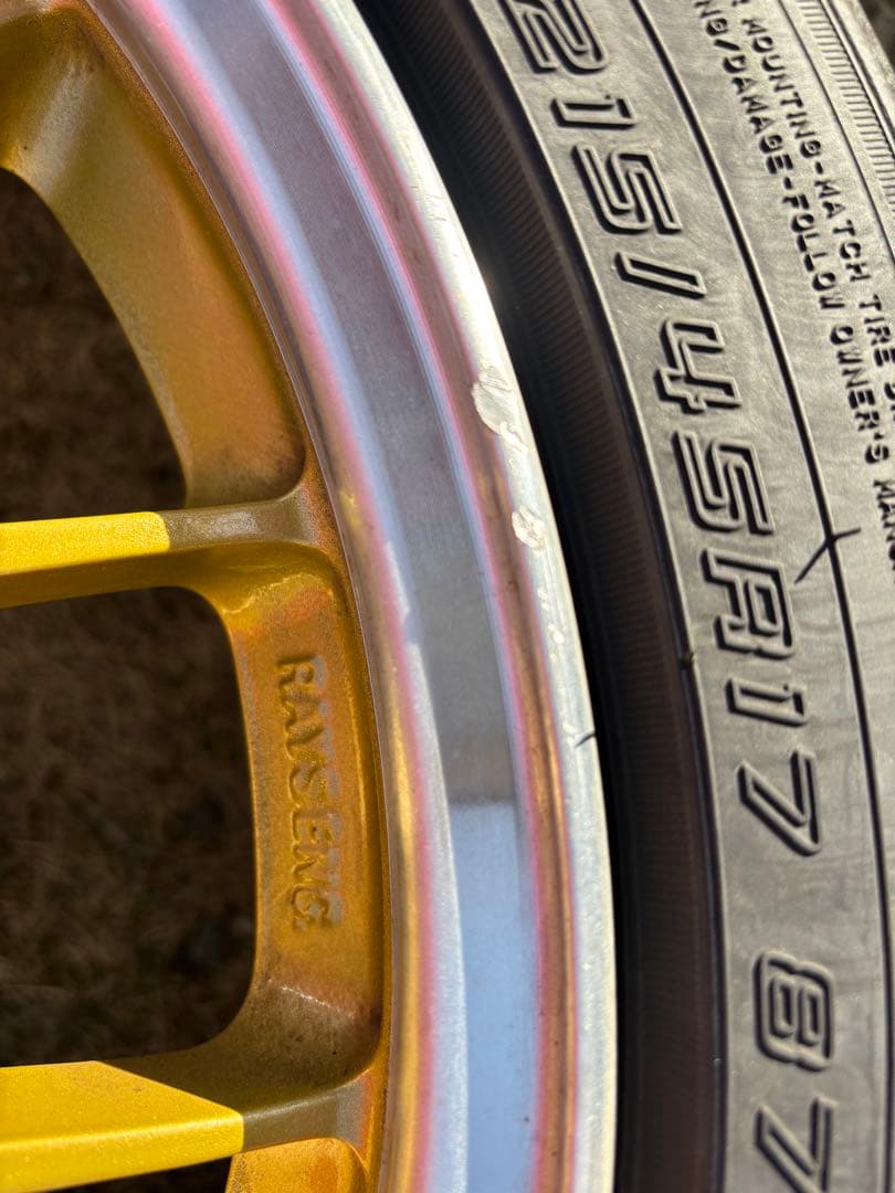 RAYS VOLK RACING LE37K 5穴 DIREZZA Z3 セット