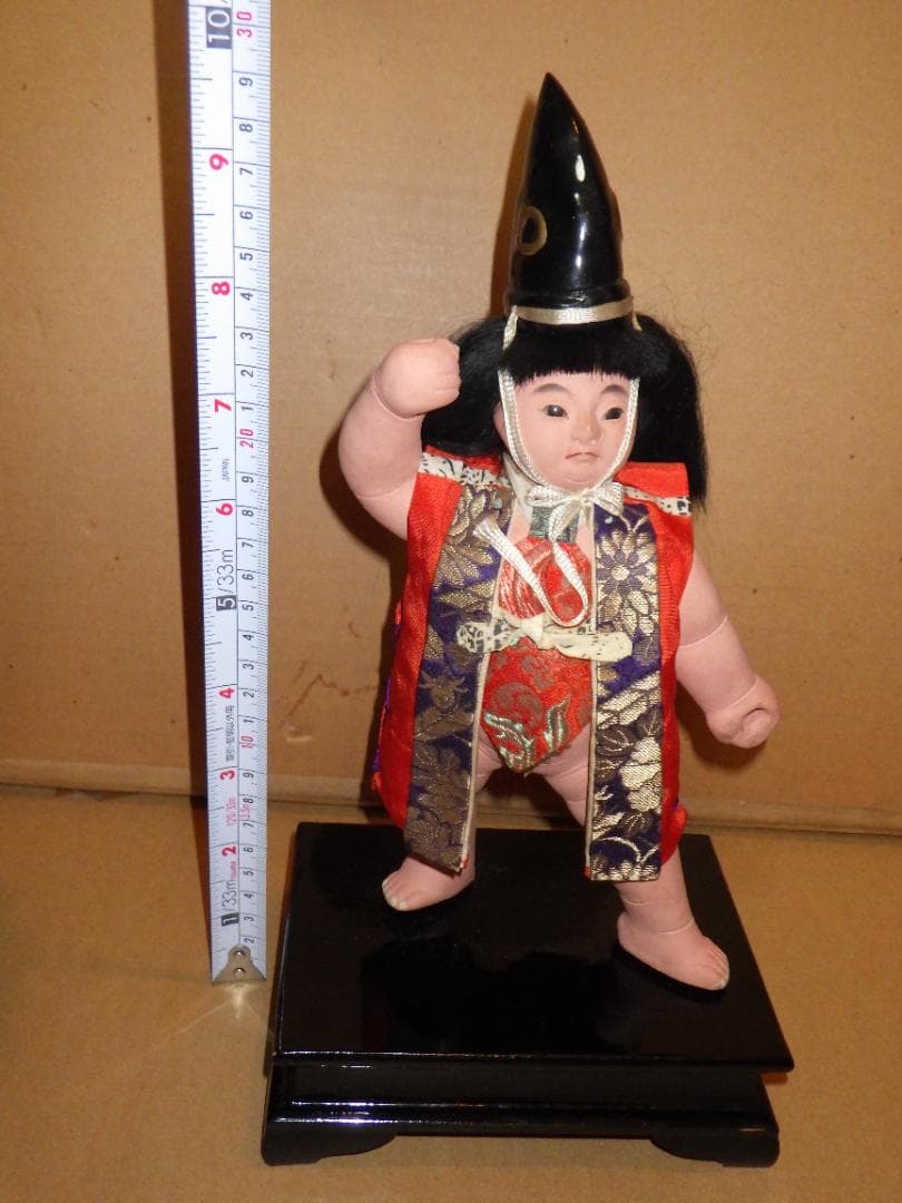 歴史物 加藤一冑 金太郎 御所人形 真多呂人形 武者人形 五月人形 日本人形 箱