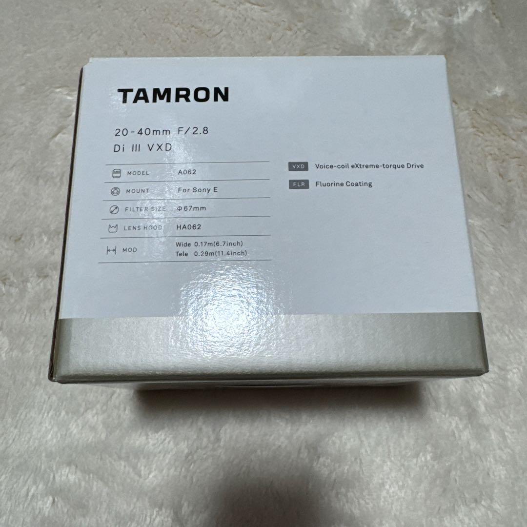 【TAMRON/タムロン】 20-40mm F/2.8 Di III VXD