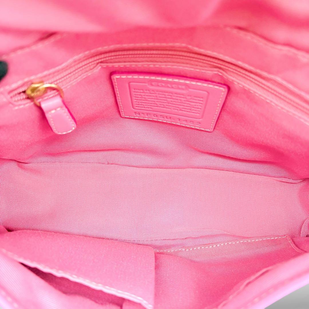 美品✨Vintage Coach Shoulder Bag Pink Y2K