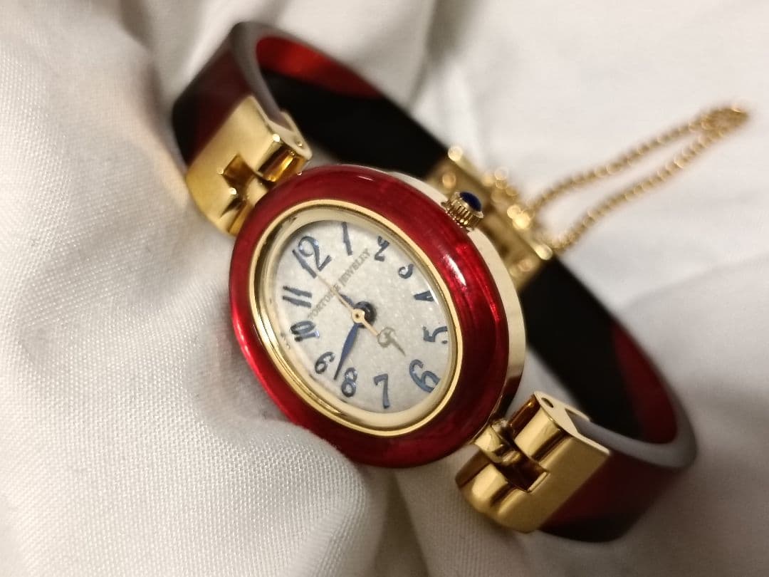 TORTOISE JEWELRY レディース バングル 腕時計 鼈甲 赤べっ甲