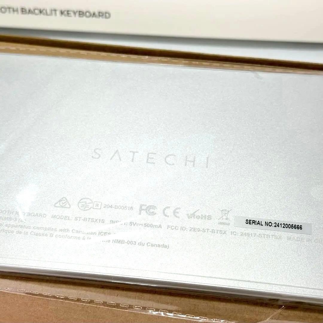SATECHI SLIM X1 Bluetooth キーボード シルバー