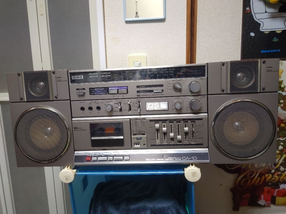 希少！バブルスピーカーセパレート型ラジカセ　メタル対応　アイワCA-10　現状品
