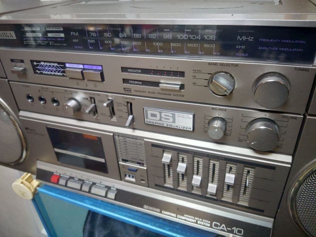 希少！バブルスピーカーセパレート型ラジカセ　メタル対応　アイワCA-10　現状品