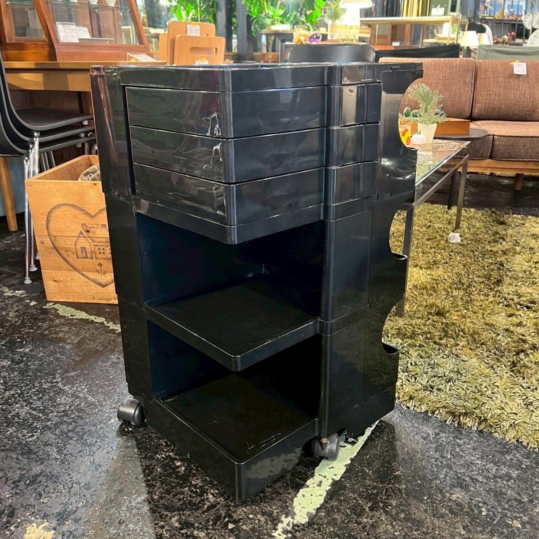 B-LINE ボビーワゴン 3段3トレイ 収納家具 小物入れ 黒 MoMA