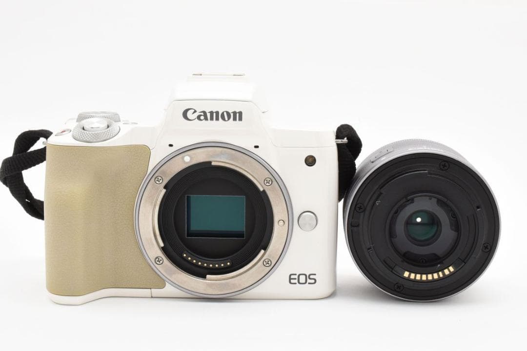 良品 Canon EOS kiss M レンズセット AA3719#400