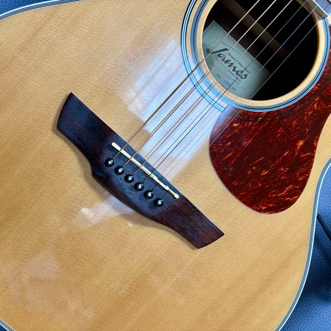 美品James アコギJ-300A NAT 弾きやすい低弦高に調整済　ケース付属