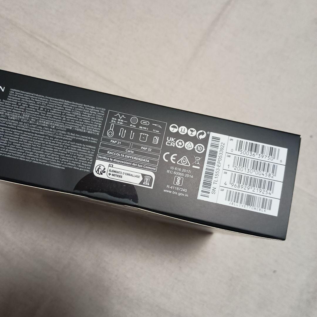 JBL LIVE 770NC ワイヤレスヘッドホン ブラック