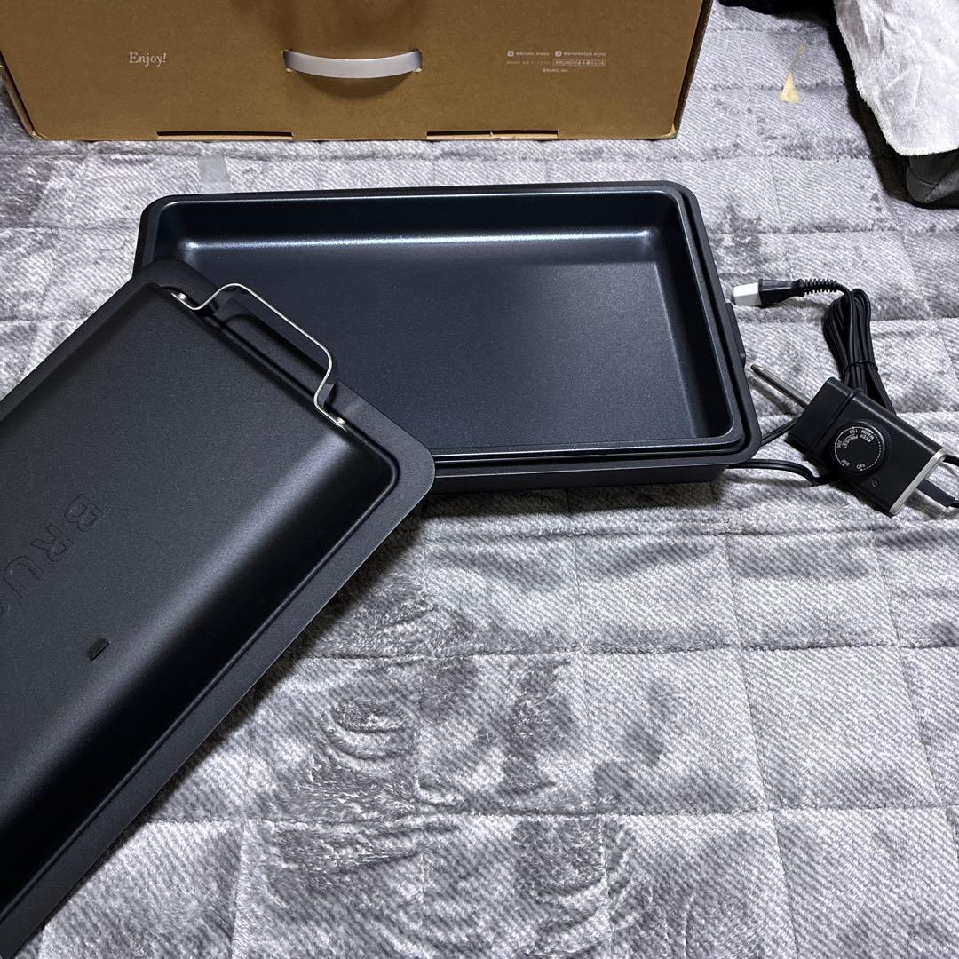 BRUNO フラットホットプレート ブラック　BOE130-BK