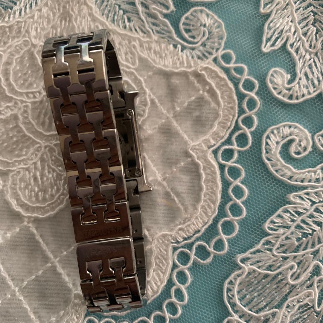 最終お値下げ☆HERMES オレンジ文字盤 クォーツ時計