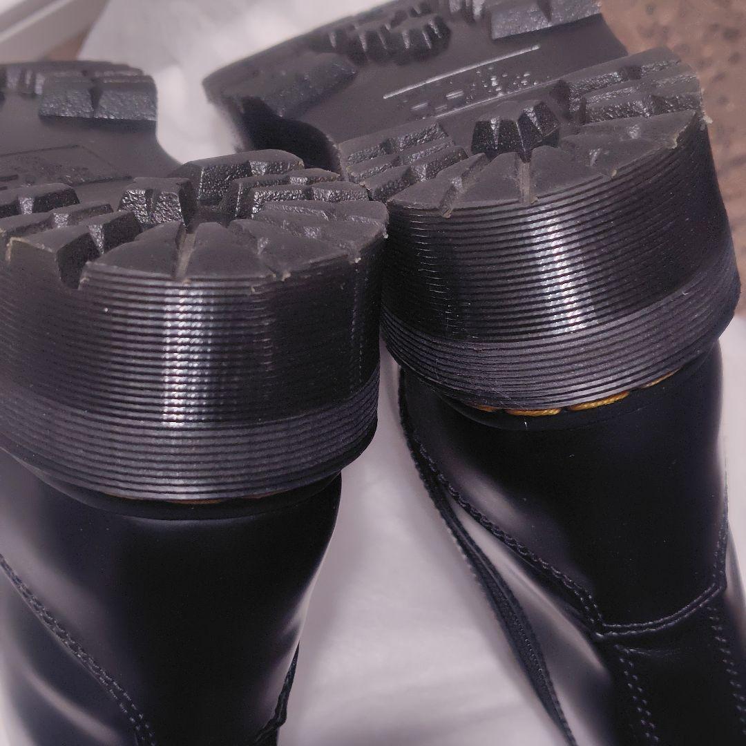 極美品☆Dr.Martens JADON 本革 厚底 サイドジップ ダブルソール