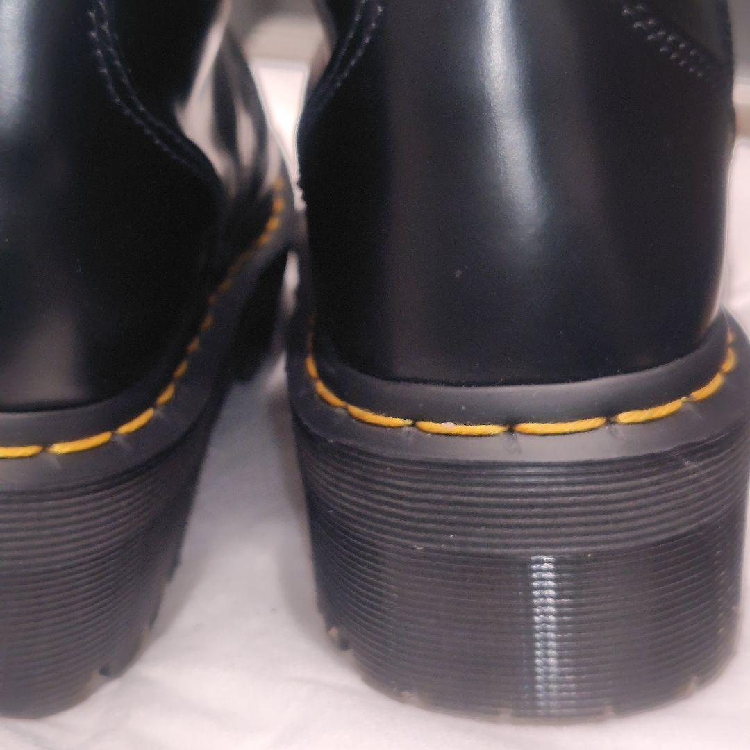 極美品☆Dr.Martens JADON 本革 厚底 サイドジップ ダブルソール