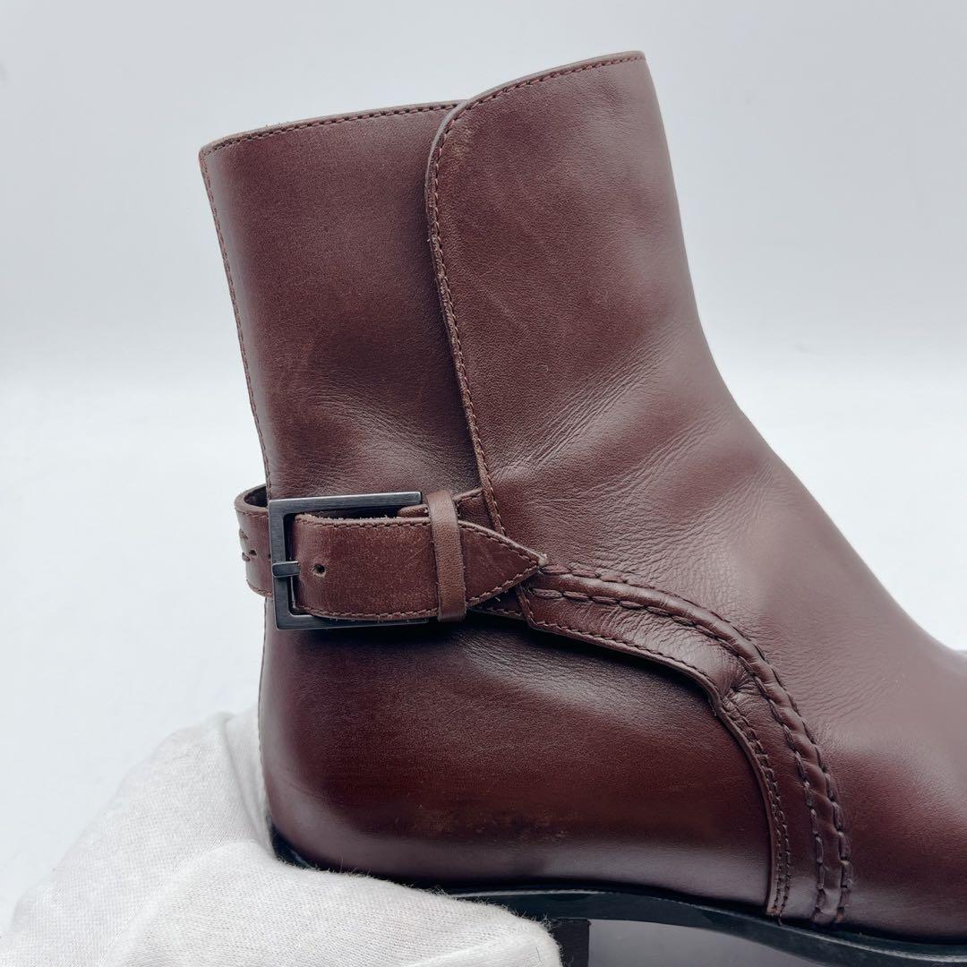 美品✨TOD'S トッズ ジョッパーブーツ ショートブーツ ダークブラウン 37