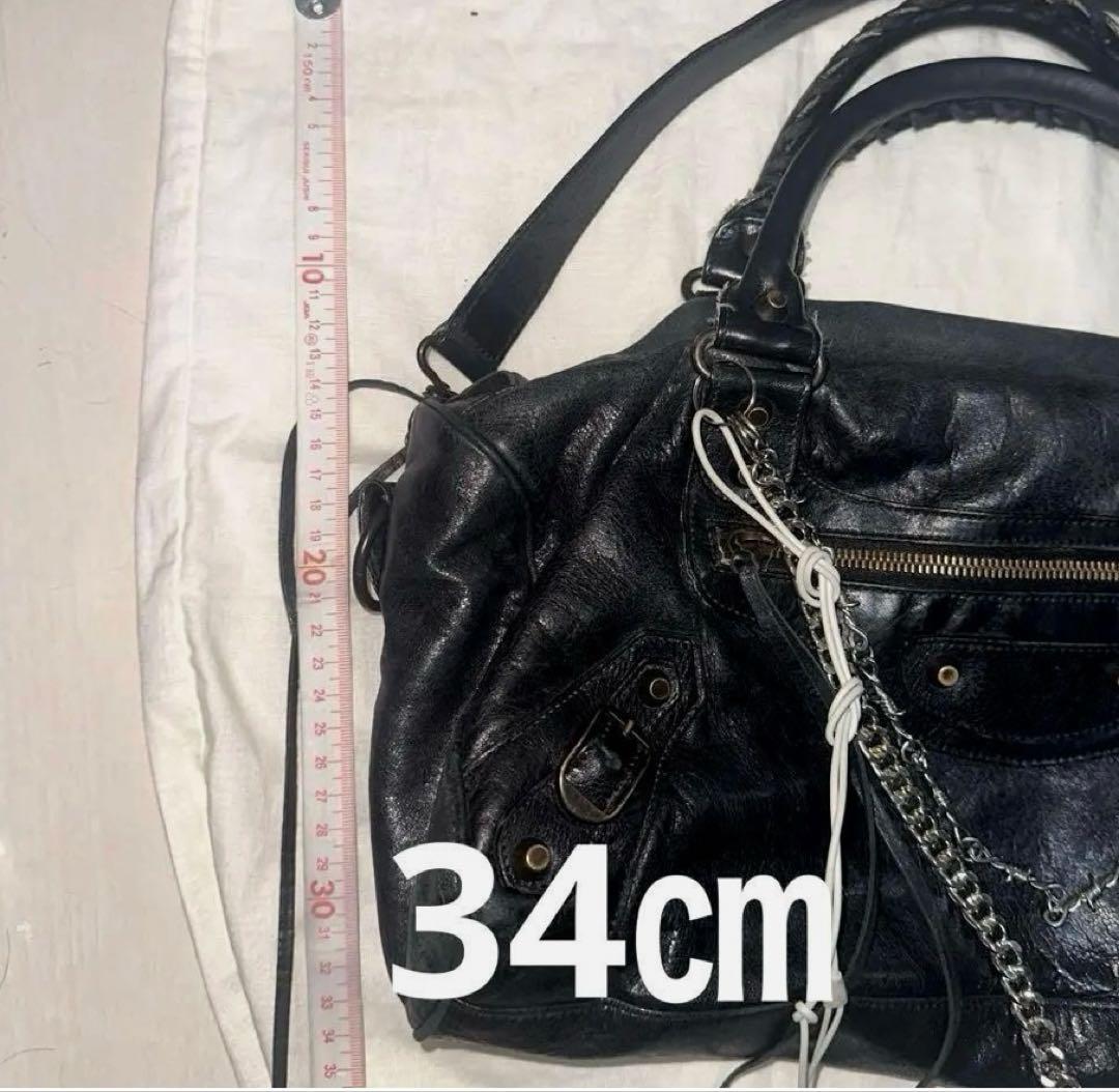 バッグ Balenciaga City bag Boston BLACK