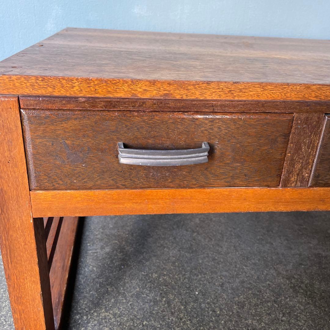 文机　昭和レトロ　古道具　アンティーク　ローテーブル　テレビ台