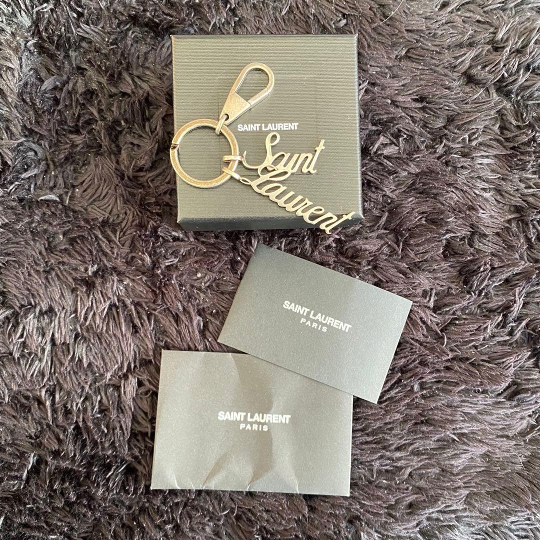 【正規品⭕️】サンローラン SAINT LAURENT キーリング　カラビナ