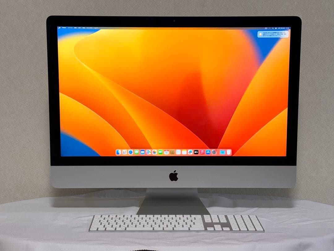 Apple iMac 5K 27inchメモリ増設40GB 付属品、本体箱有り