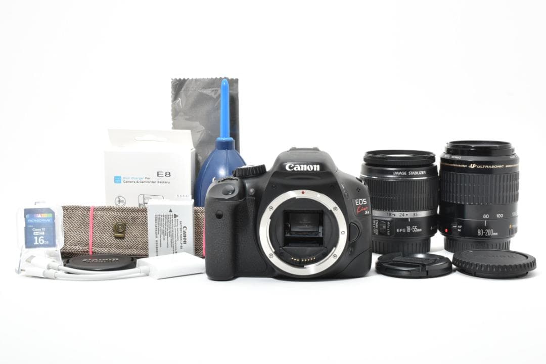 キヤノン Canon Kiss X4 ダブルレンズ ショット数6758 手ぶれ補