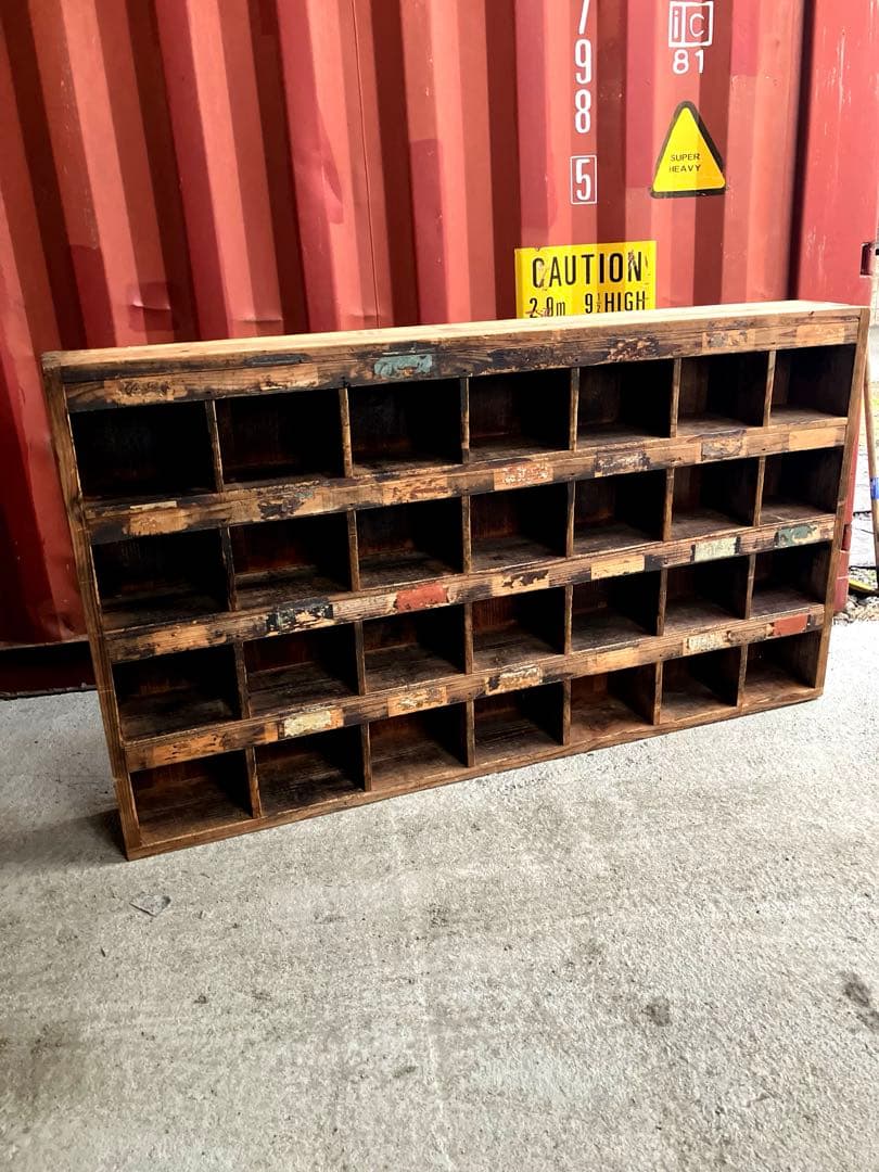 古道具オープンシェルフ