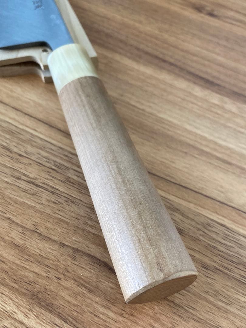 へ*ぱ様 源昭忠　本鍛錬　青紙鋼　相出刃包丁　鞘付き