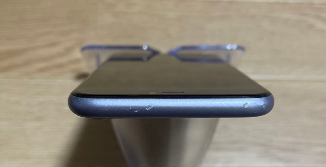 Iphone11 パープル64GB SIMフリーバッテリー93%訳あり品