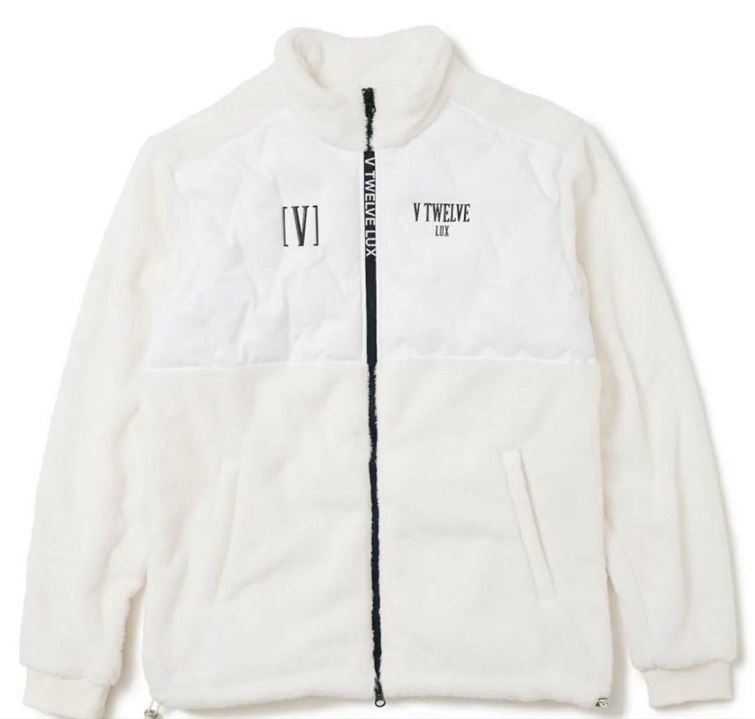新品正規品【V12/size L】フリース　ハイブリッド　キルティングアウター