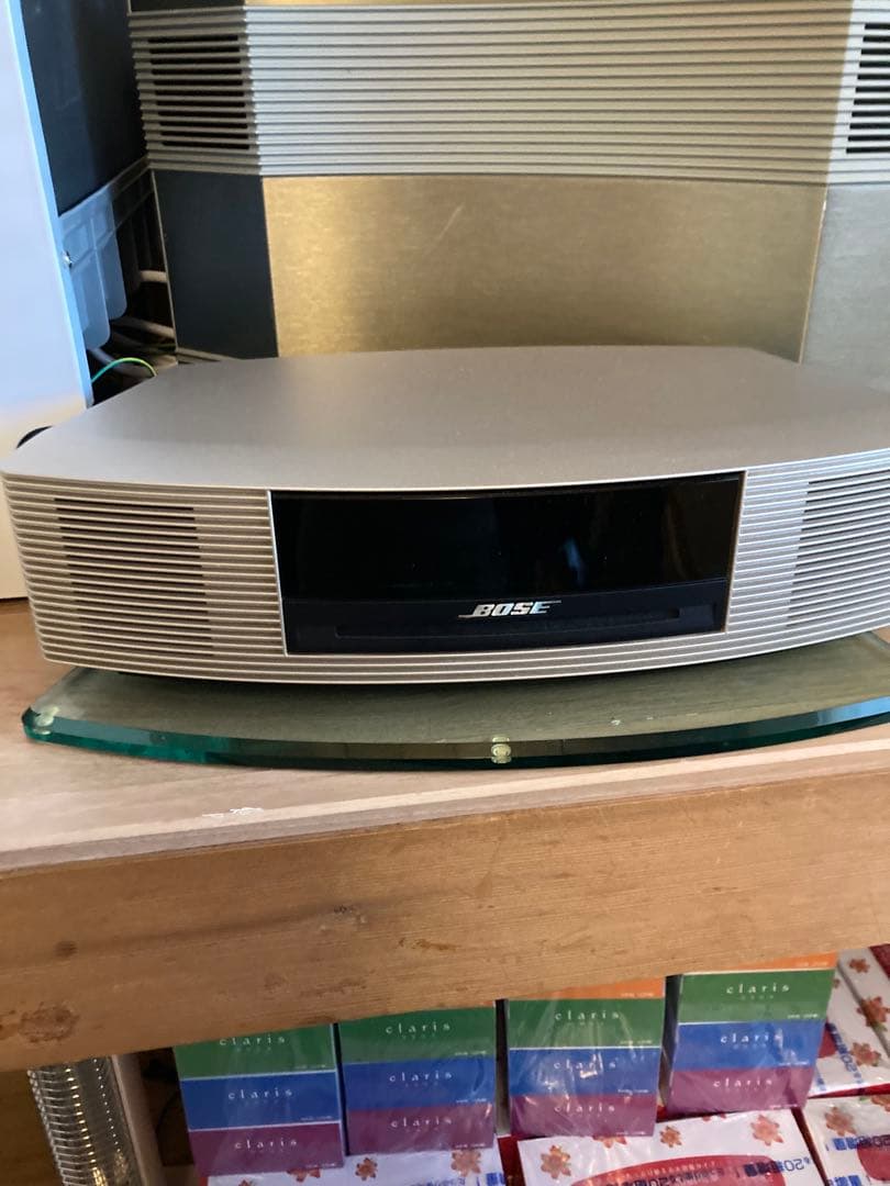 BOSE Wave Music System シルバー　セット　台座あり　破格！