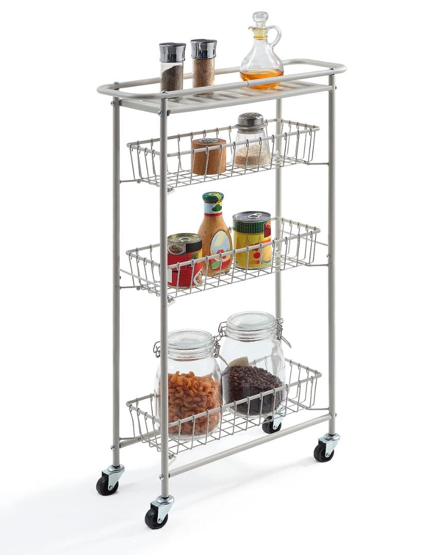 キャスター付きで移動も楽々 収納ワゴン 隙間収納 ラック