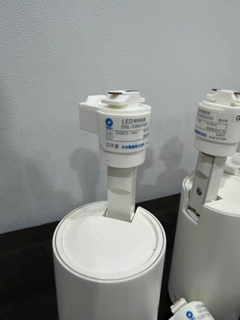 ダクトレール用LEDスポットライト G213 ホワイト 12個セット_B