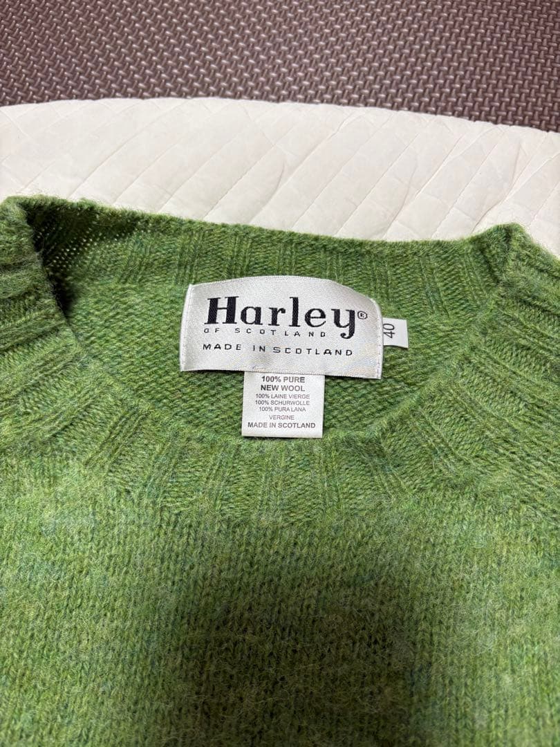 ハーレーオブスコットランド　シャギーニット