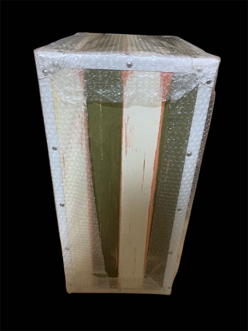 アンティーク調トランクチェスト四段洋タンス収納木製（動物柄）