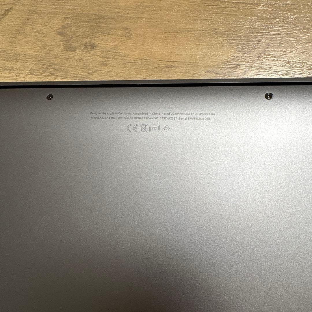 【美品】MacBook Air M1 16GBメモリ / 512GB SSD