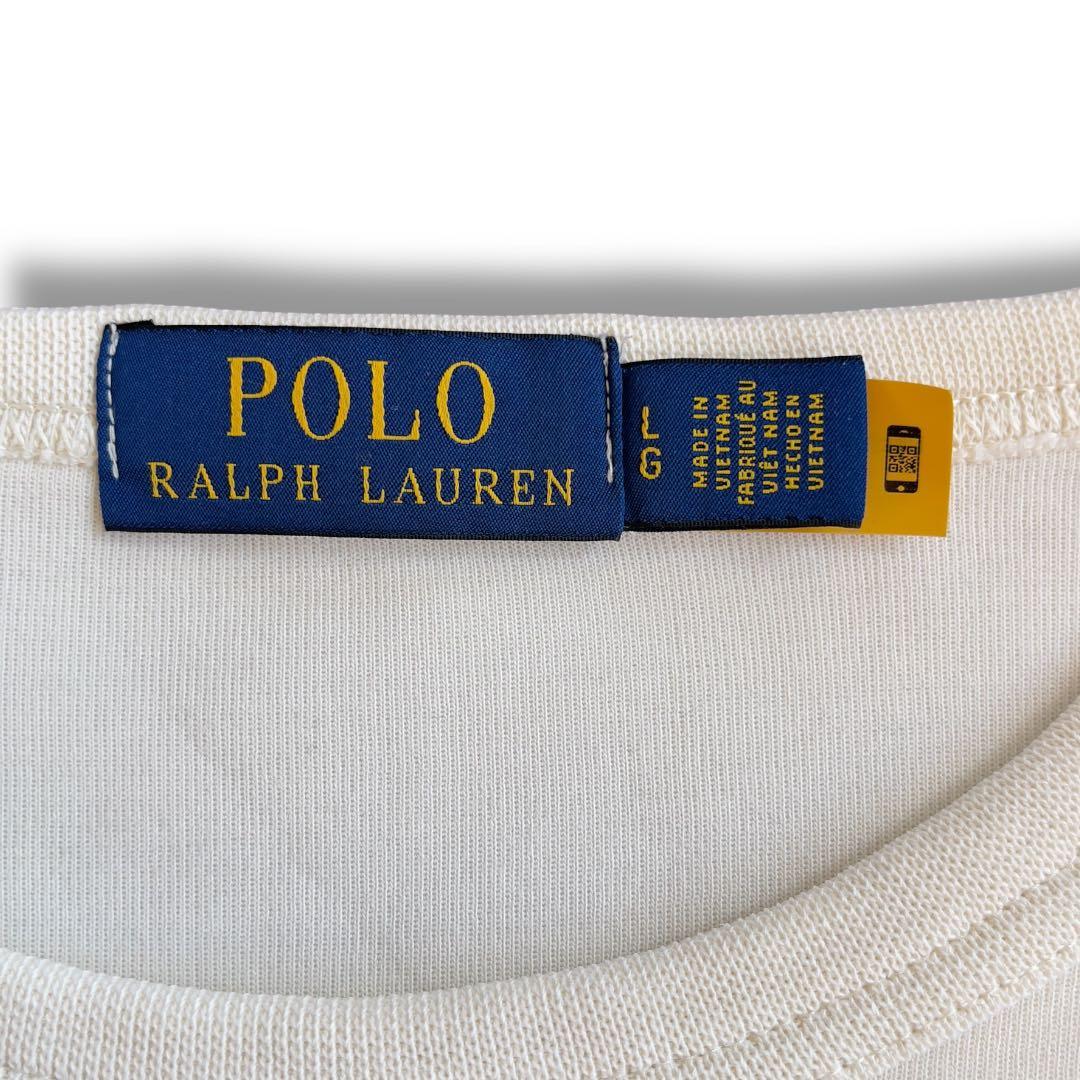 【美品/現行QRタグ】ポロラルフローレン ビッグポニー スウェット L ホワイト
