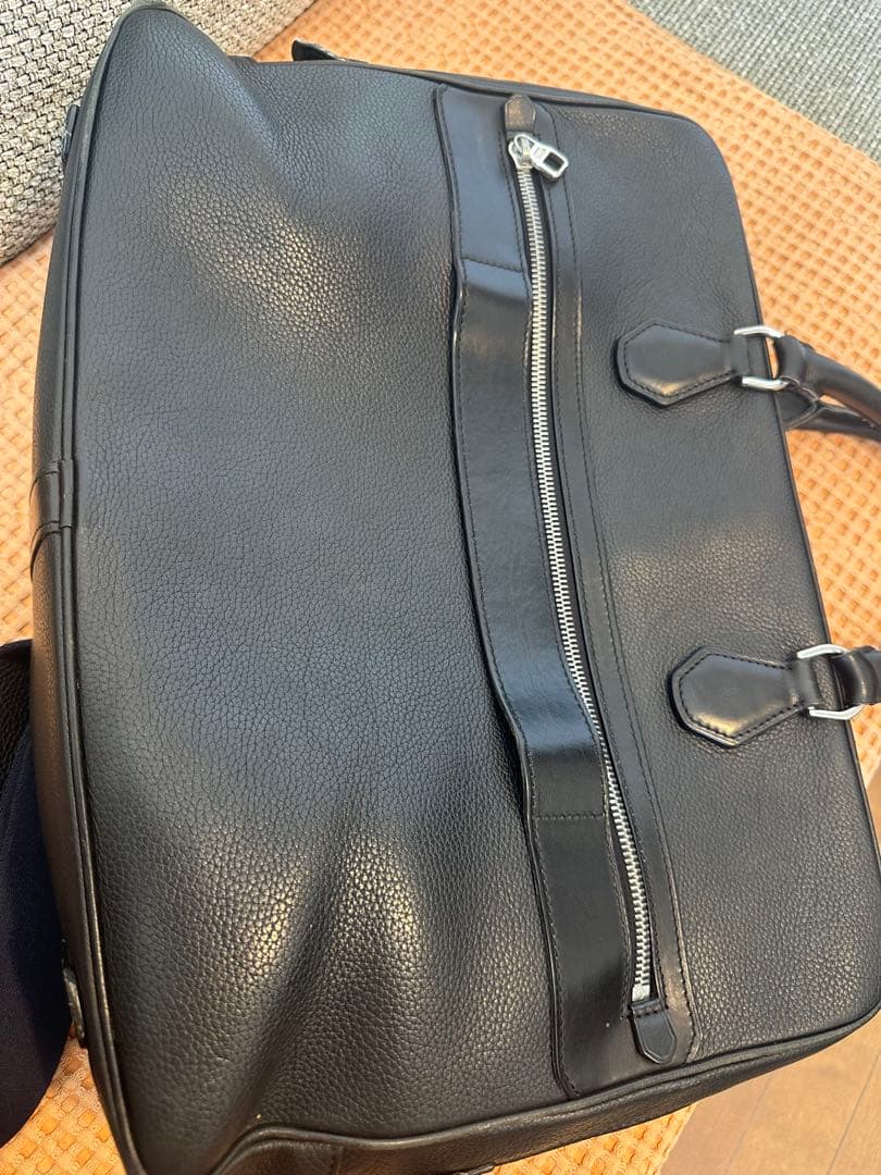 ダンヒル‼️ブリーフケース⭐️2WAY⭐️ブラック‼️定価300000円⭐️シボ革