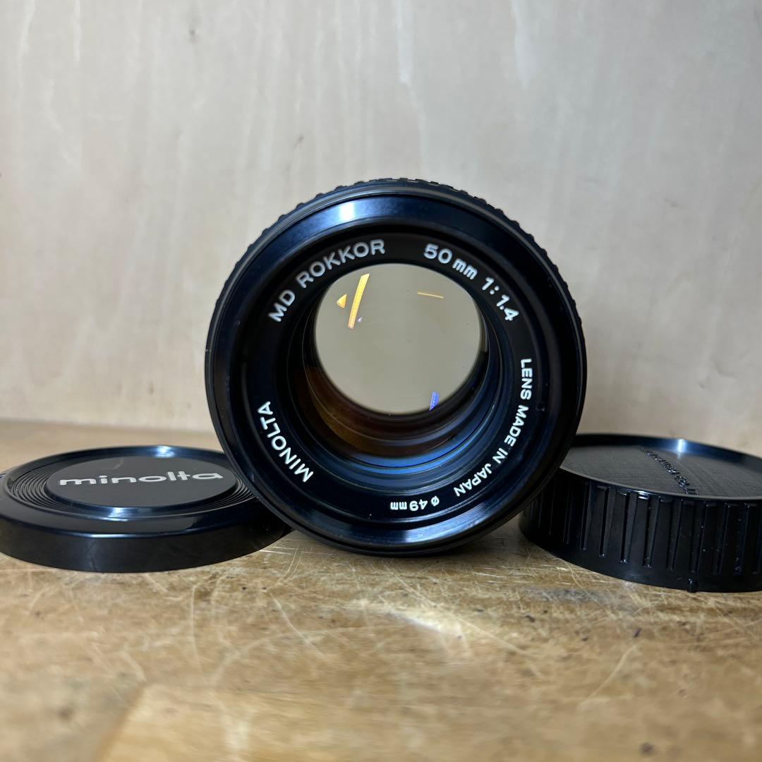 Minolta MD Rokkor 50mm f1.4 完動極美品