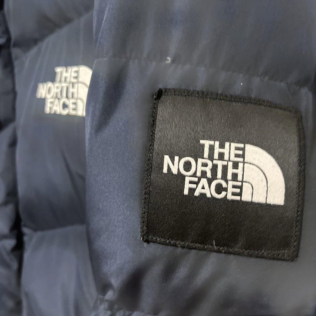 ノースフェイス ロングダウンジャケット メンズM レディースXL ネイビー