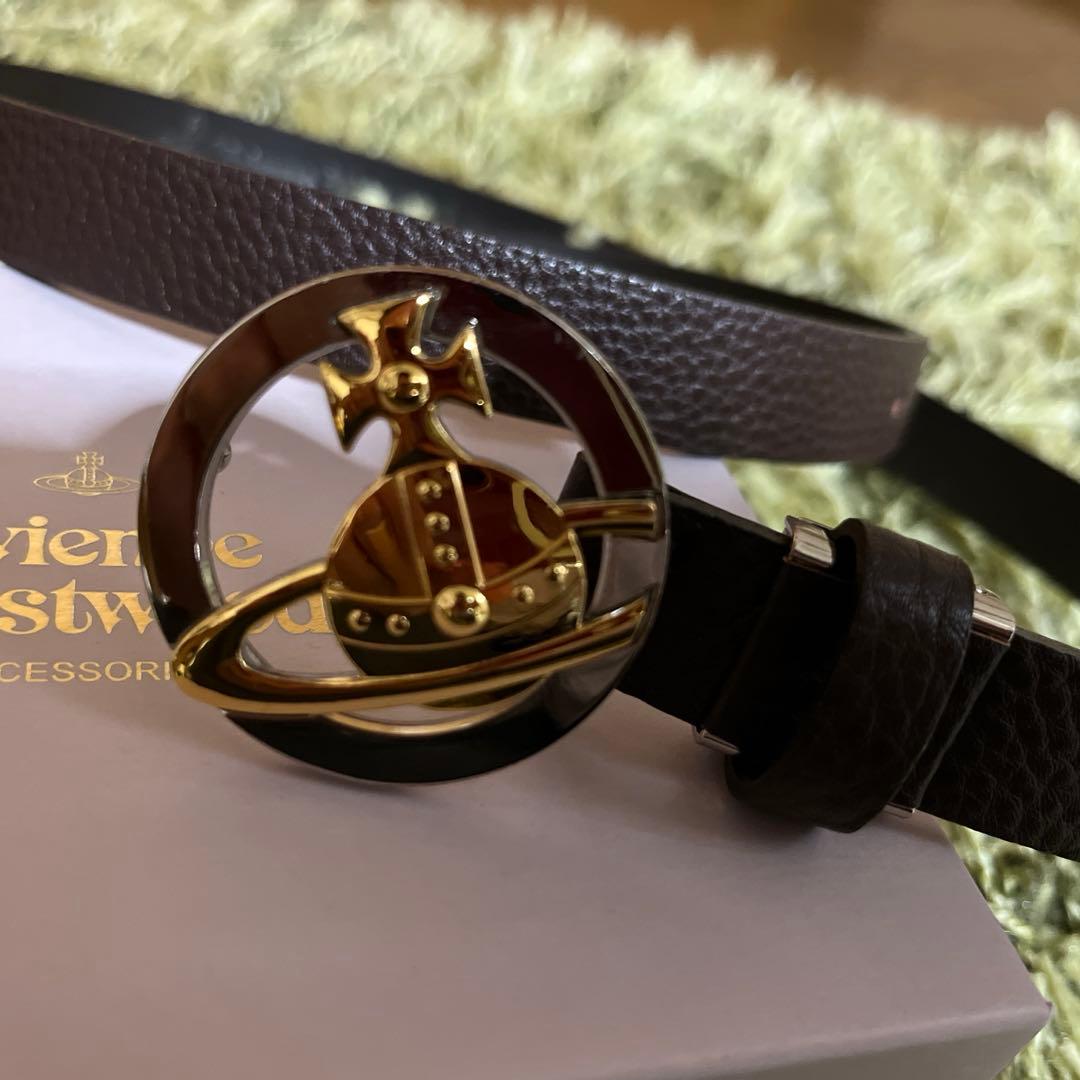 Vivienne Westwood ブラウンレザーベルト