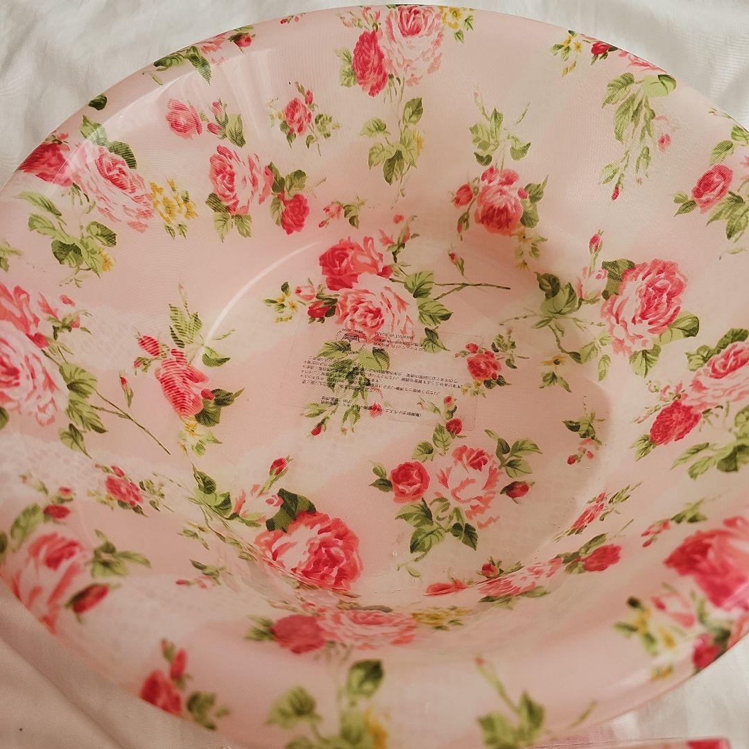 薔薇柄 ローズ 姫系 パシフィックゴールド テッシュケース レース ピンク