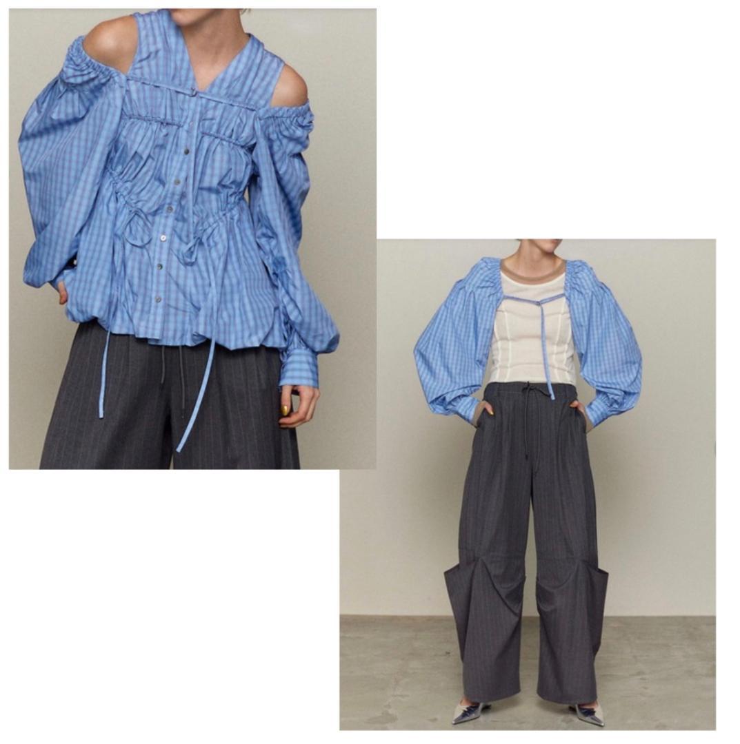 コロッケちゃん様　メゾンスペシャル　マルチウェイタフタブラウス