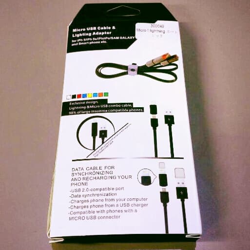 Android&IOS対応USBケーブル