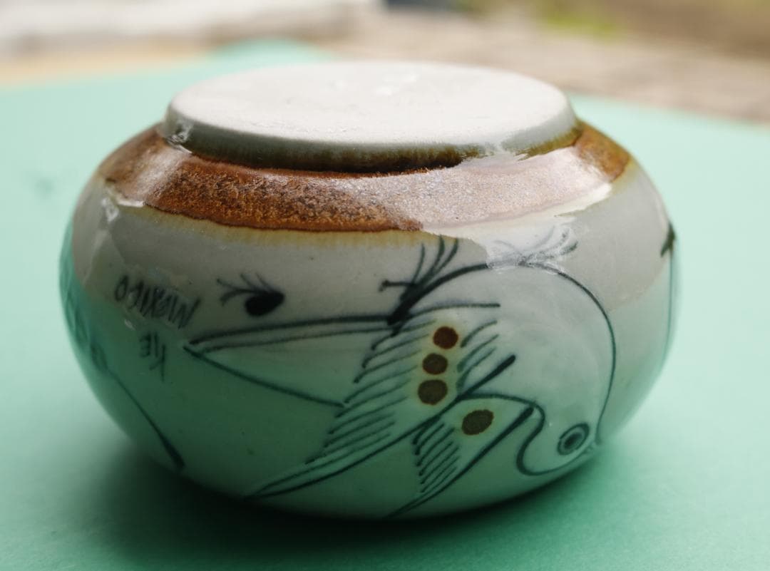 トナラ焼き　メキシコ　陶器　シュガーボット　値下げ