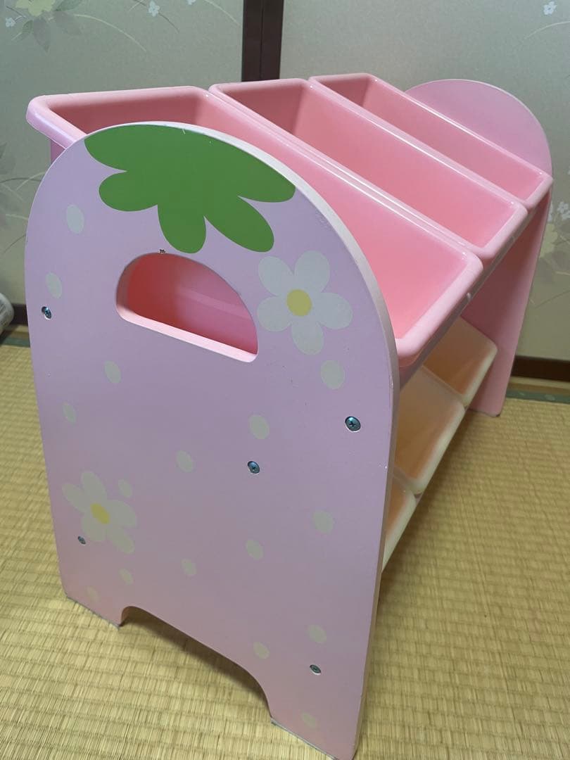 マザーガーデン 廃盤　希少　おもちゃ箱　ラック　棚