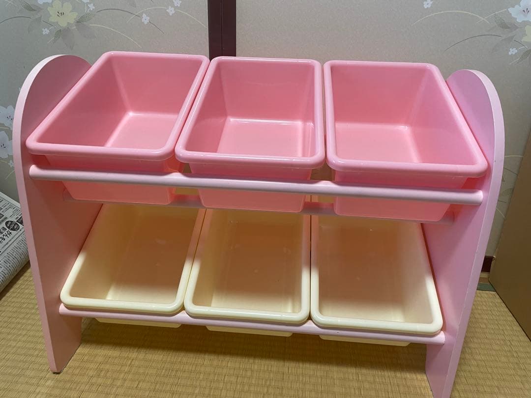 マザーガーデン 廃盤　希少　おもちゃ箱　ラック　棚