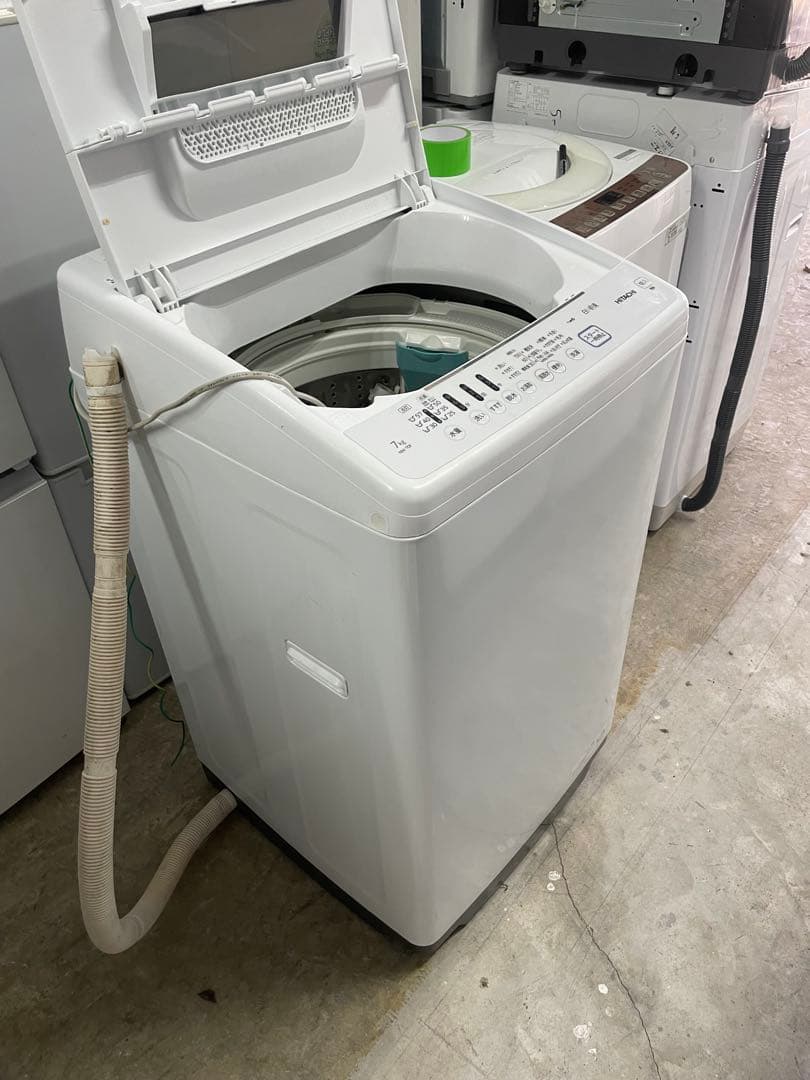 HITACHI 縦型洗濯機 7kg ホワイト　2021年製