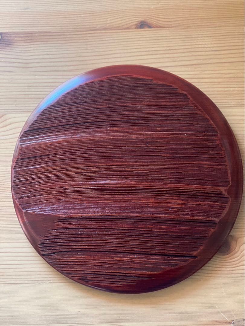 柴田慶信商店　秋田杉　曲げわっぱ　シバキ塗り　八寸　二段重　弁当箱　おひつ