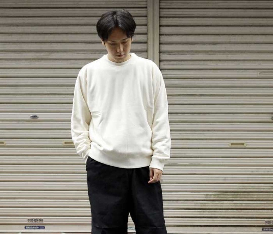 BATONER シームレス スウェット クルーネック サイズS バトナー 大きめ