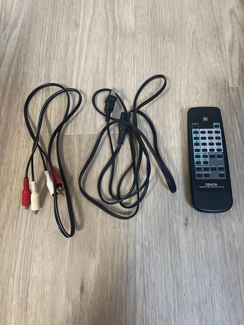 DENON デノン DMD-7.5L MDデッキ MDプレイヤー　リモコン付き