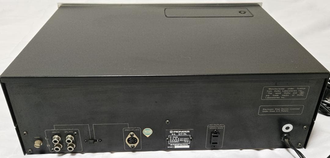 パイオニア　カセットテープデッキ　CT-7A