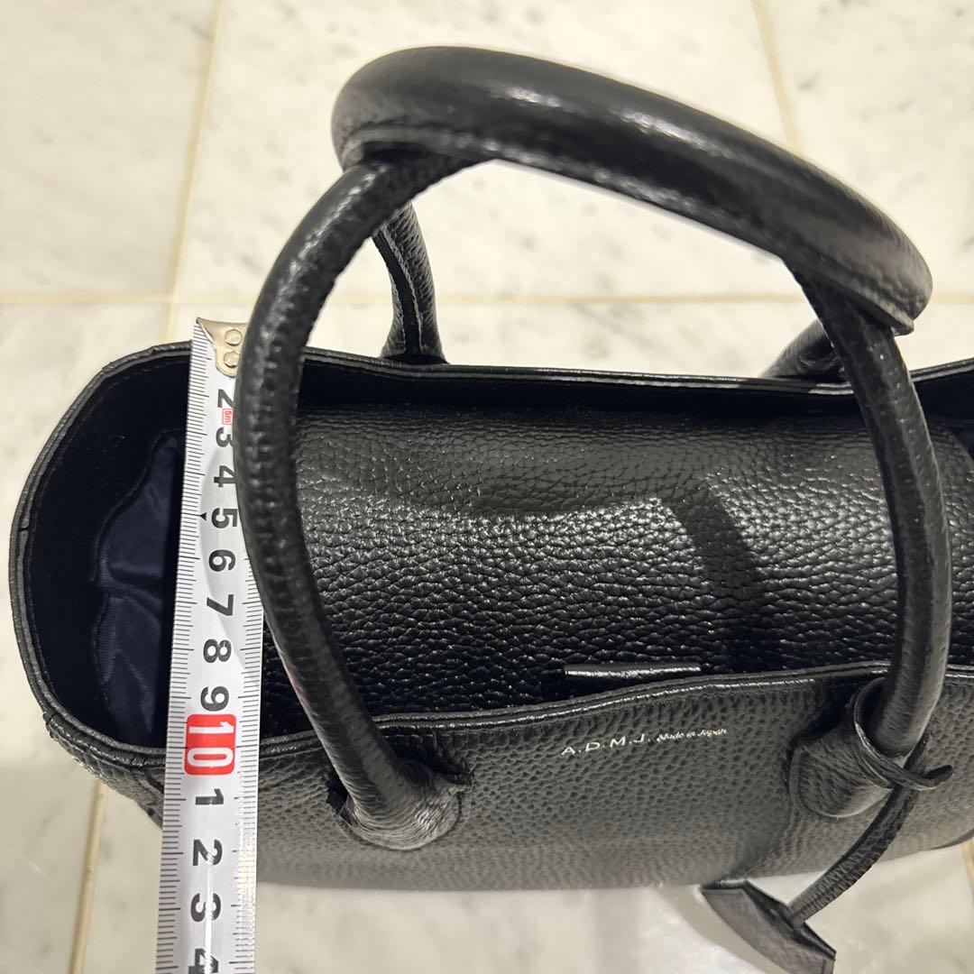 【美品】ADMJ 黒 ハンドバッグ 卒業式　入学式