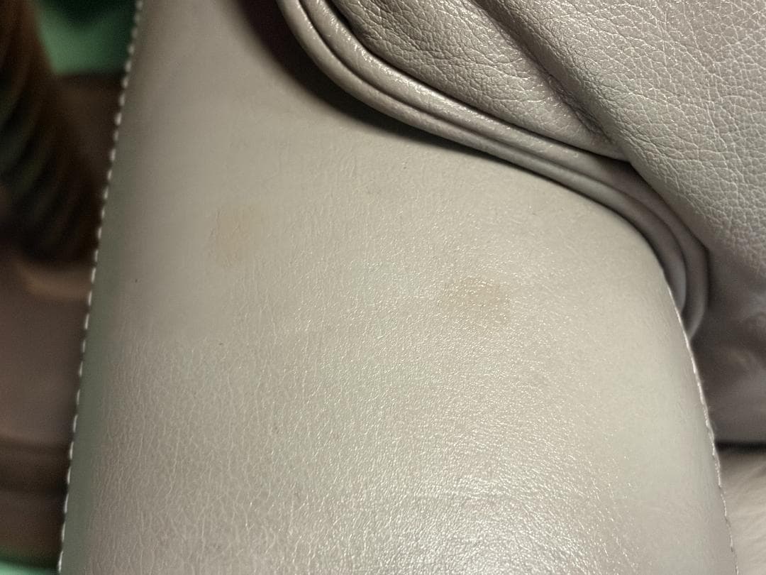 FUJI FUNITURE フジファニチア　パーソナルソファ　本革レザー　YZ